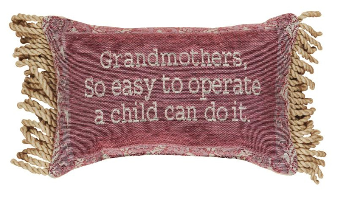 Grandmother's Are So EASY Word-Pillow