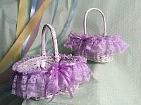 Lavender Wicker Baskets