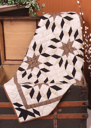 Sepia Tone Star Quilt