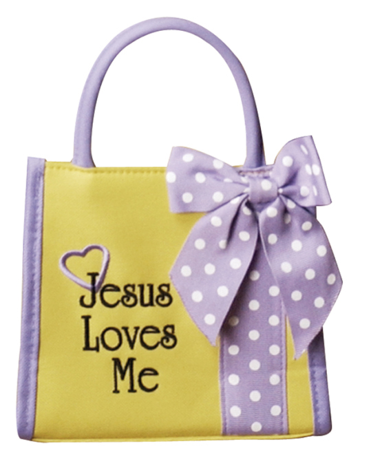 Tote withJesus Loves Me Verse
